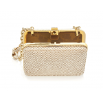 Judith Leiber- INI ROUNDED RECTANGLE FULLBEAD CHAMPAGNE